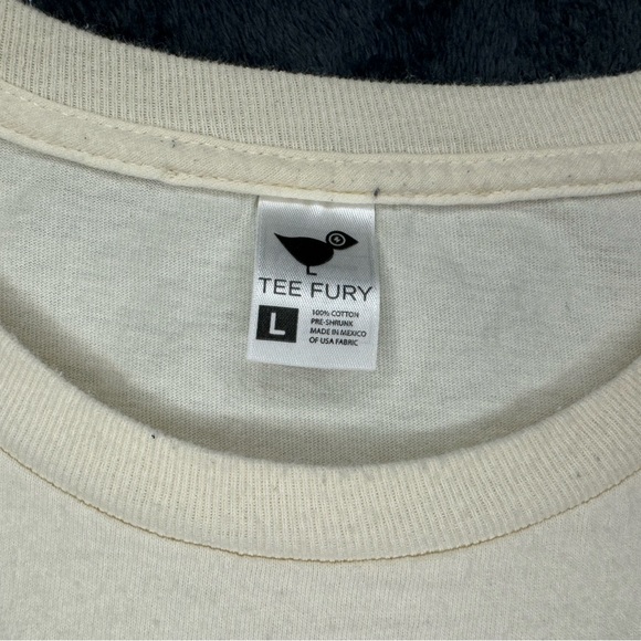 Doctor Who TeeFury Weeping Angel The Silence Staring Contest Shirt - Picture 3 of 4